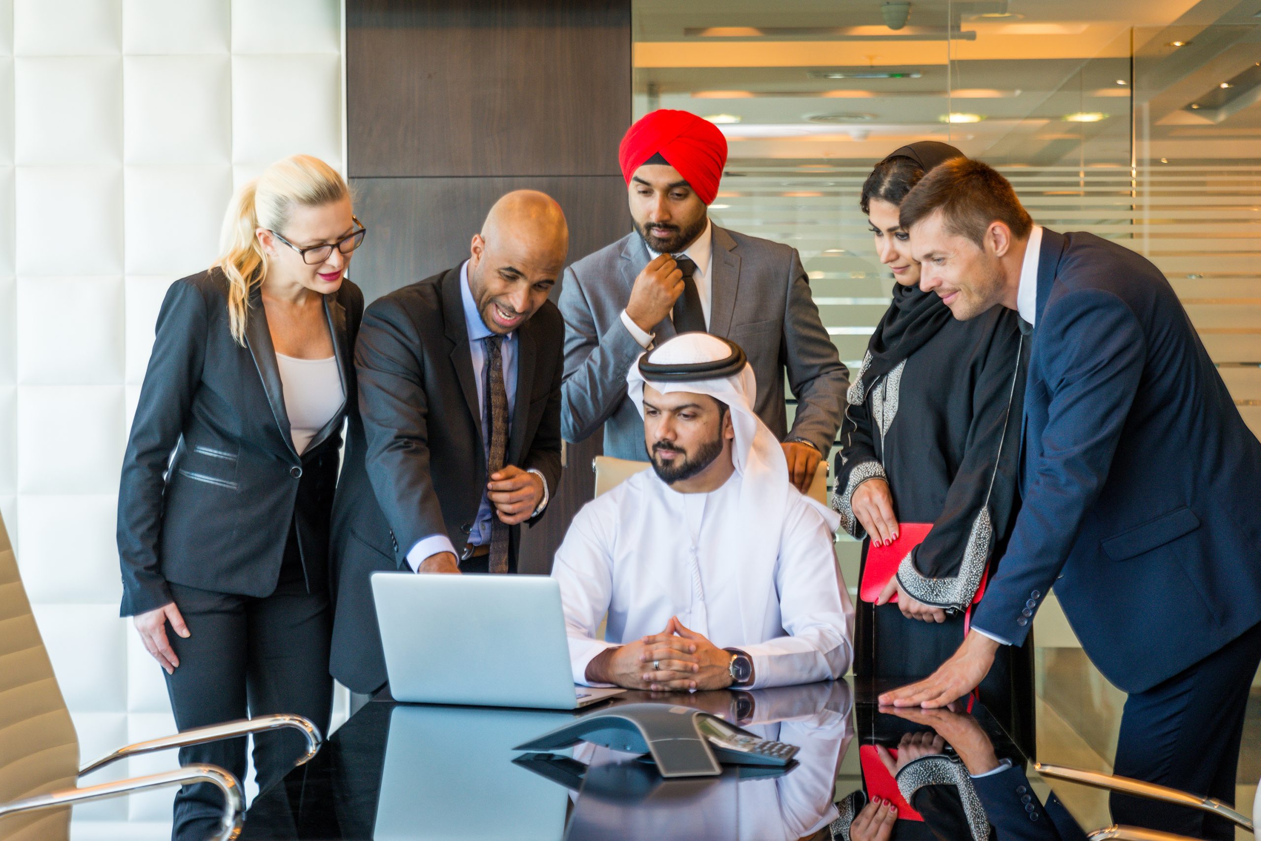 Business team in Dubai